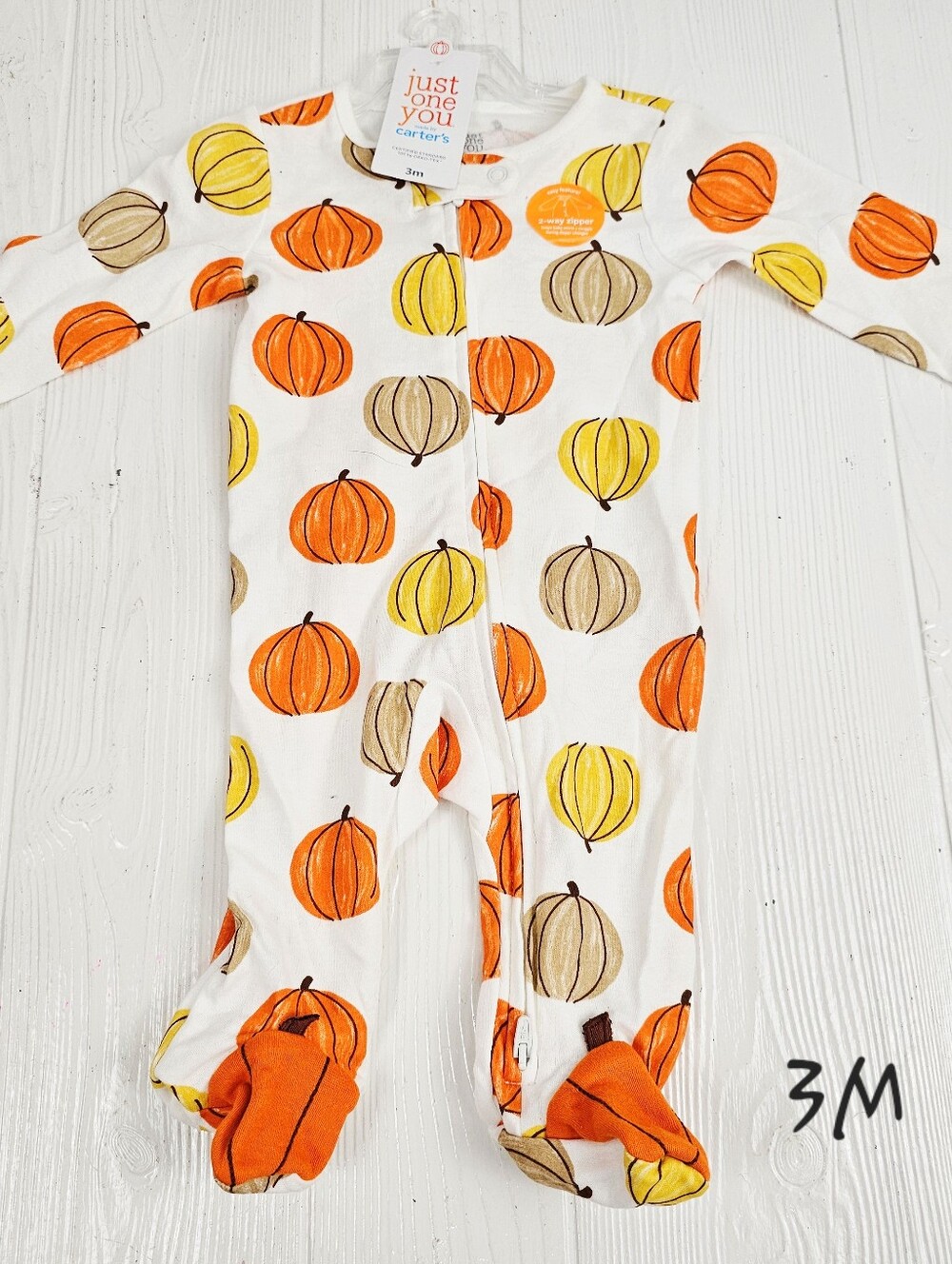 Carter's Baby Pumpkin Footed Sleeper